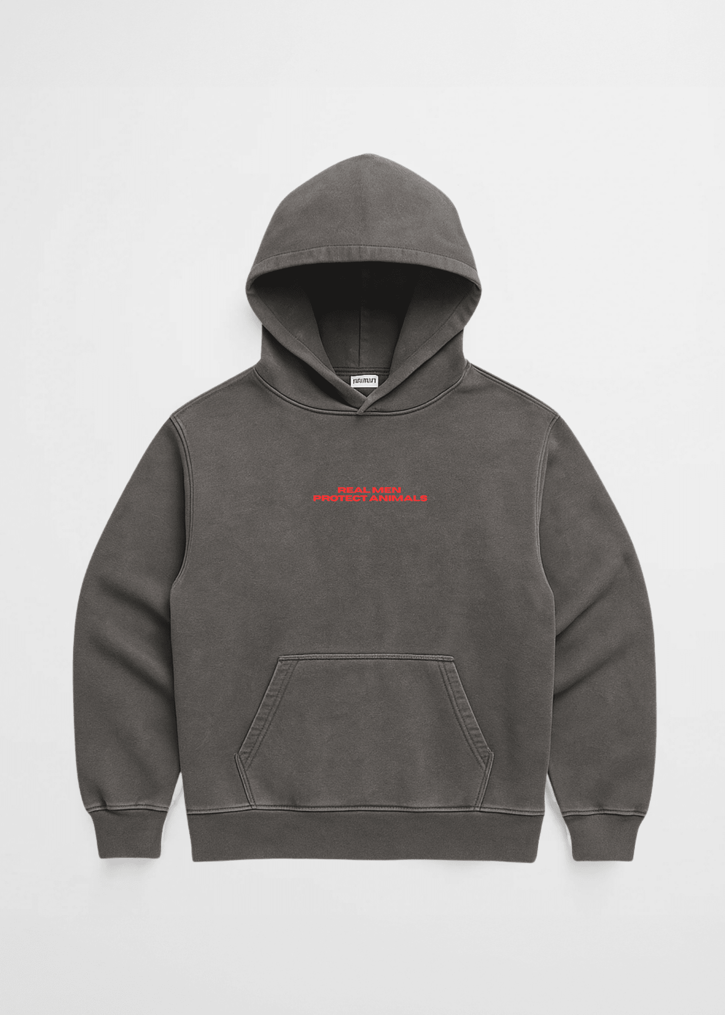 REAL MEN PROTECT ANIMALS HOODIE - Vegan America