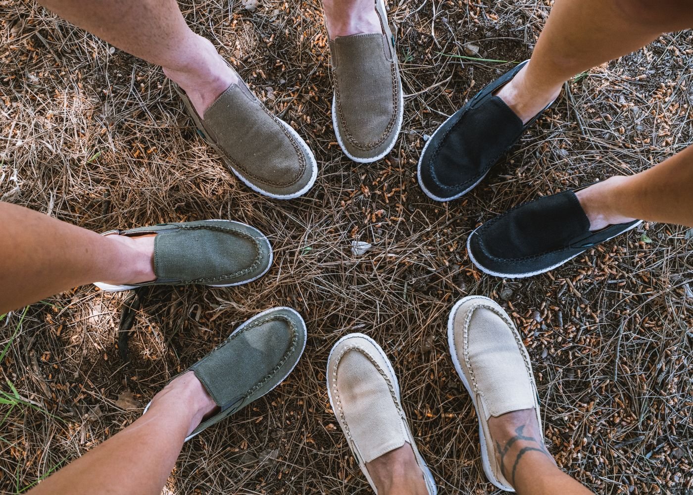 SunSlide Hemp Slip - on for Men in Black - Vegan America