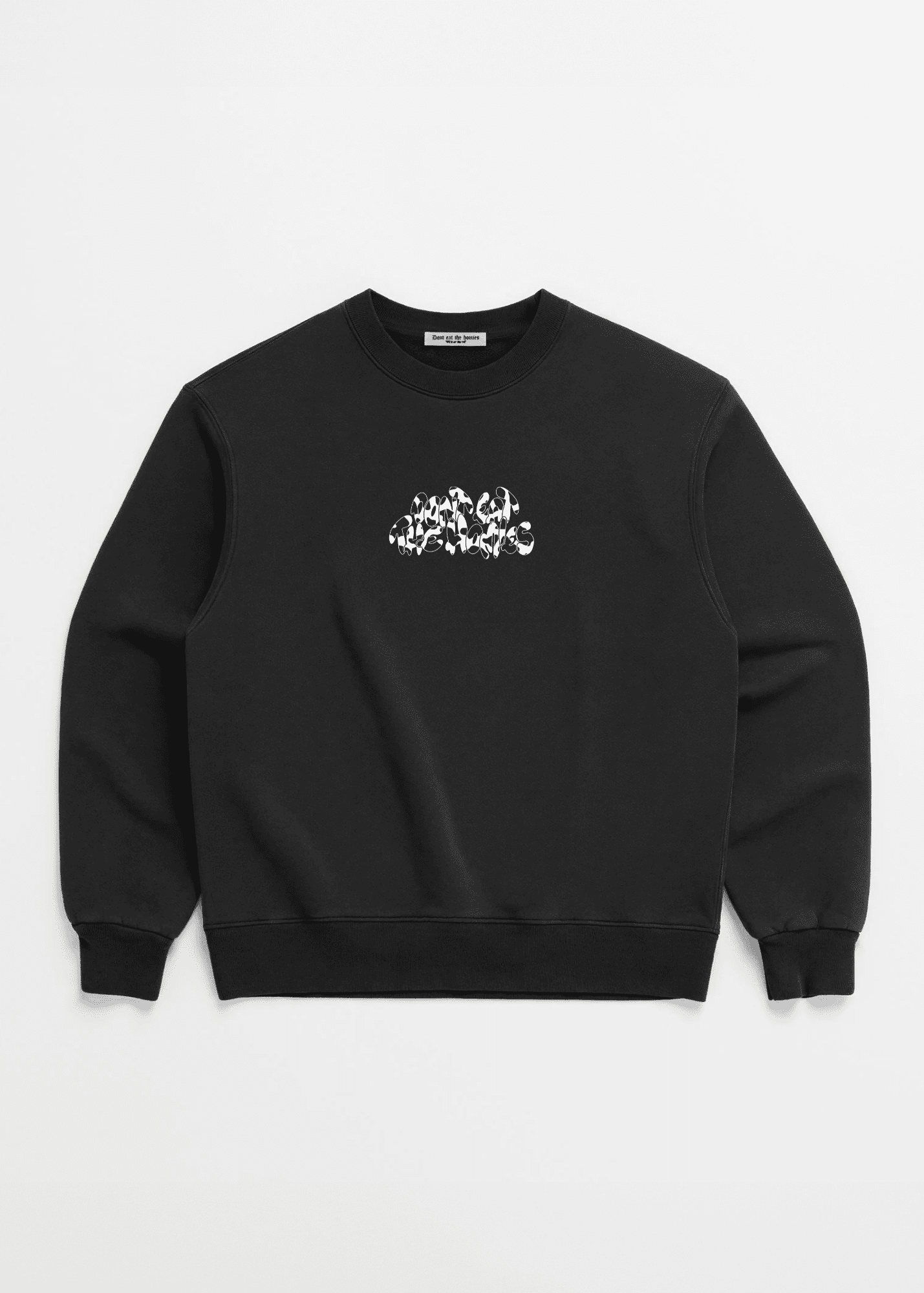 DONT EAT THE HOMIES BUBBLE CREWNECK - Vegan America