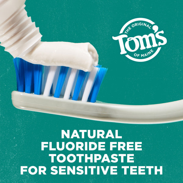 Sensitive + Whitening Fluoride-Free Soothing Mint Natural Toothpaste