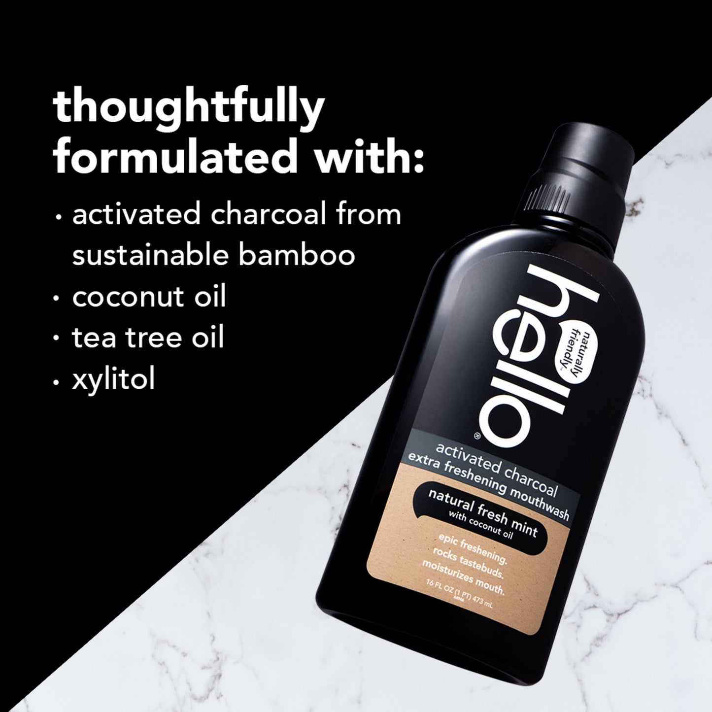 hello activated charcoal mouthwash