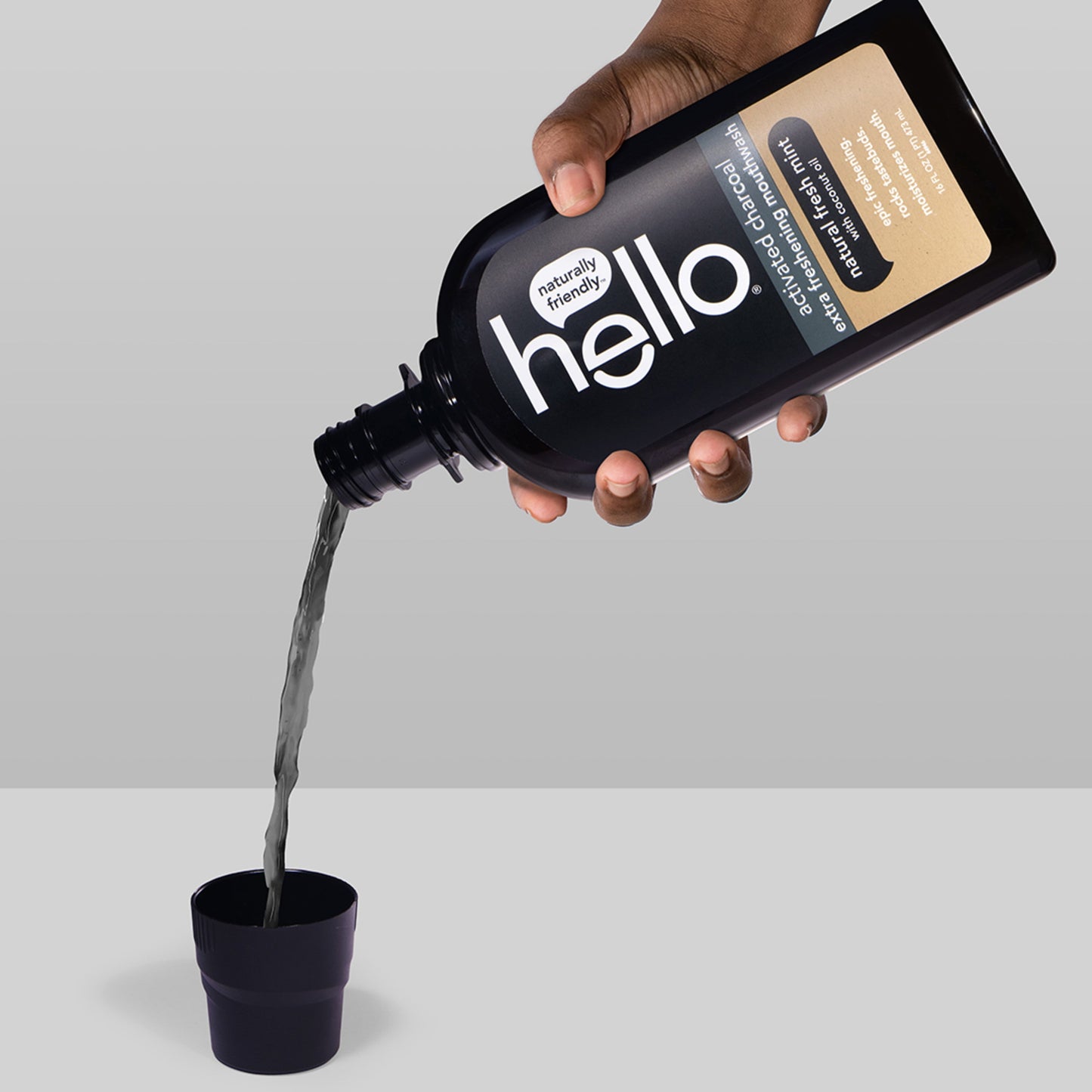 hello activated charcoal mouthwash