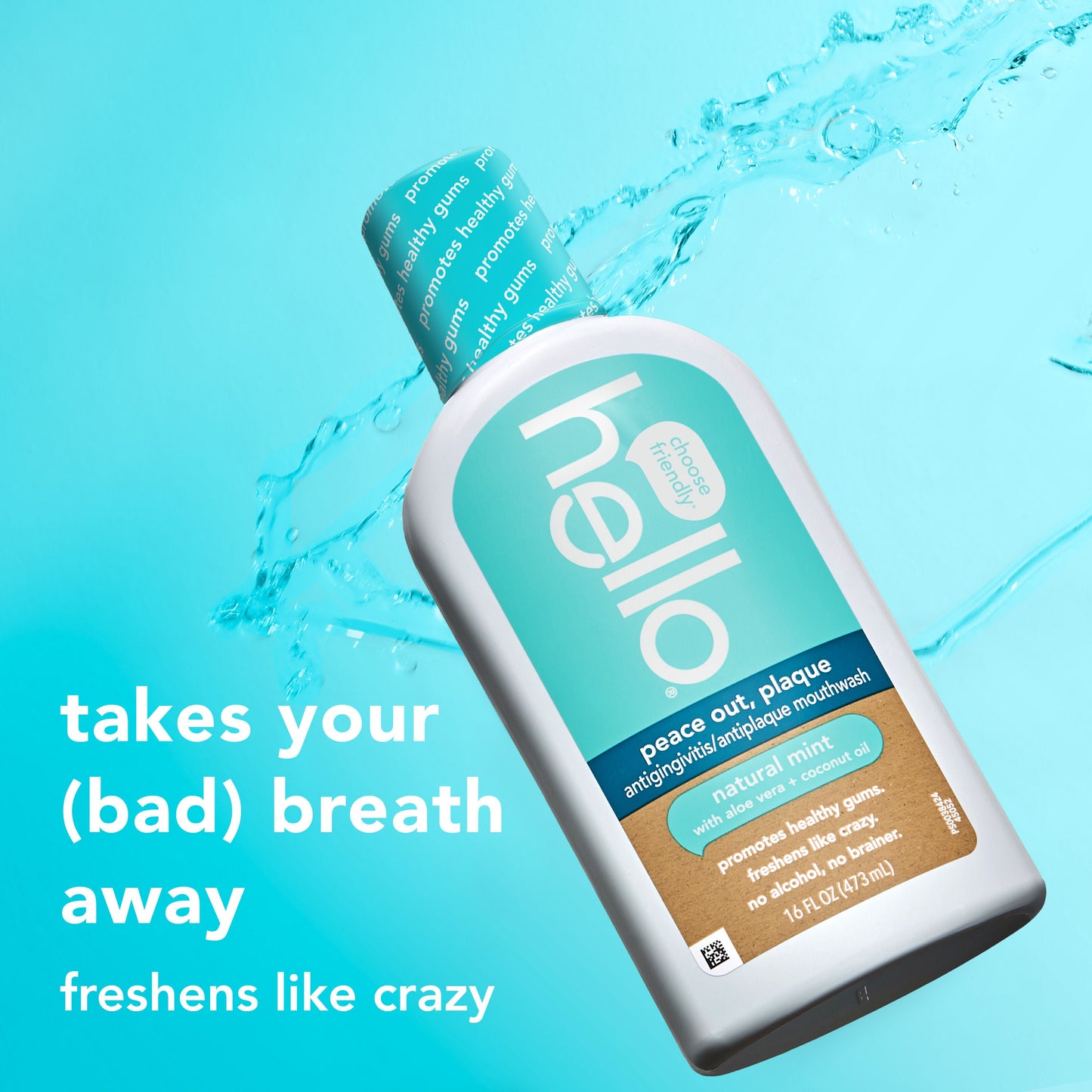 hello peace out, plaque antigingivitis mouthwash