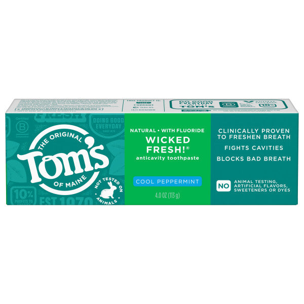 Wicked Fresh! Cool Peppermint Fluoride Natural Toothpaste