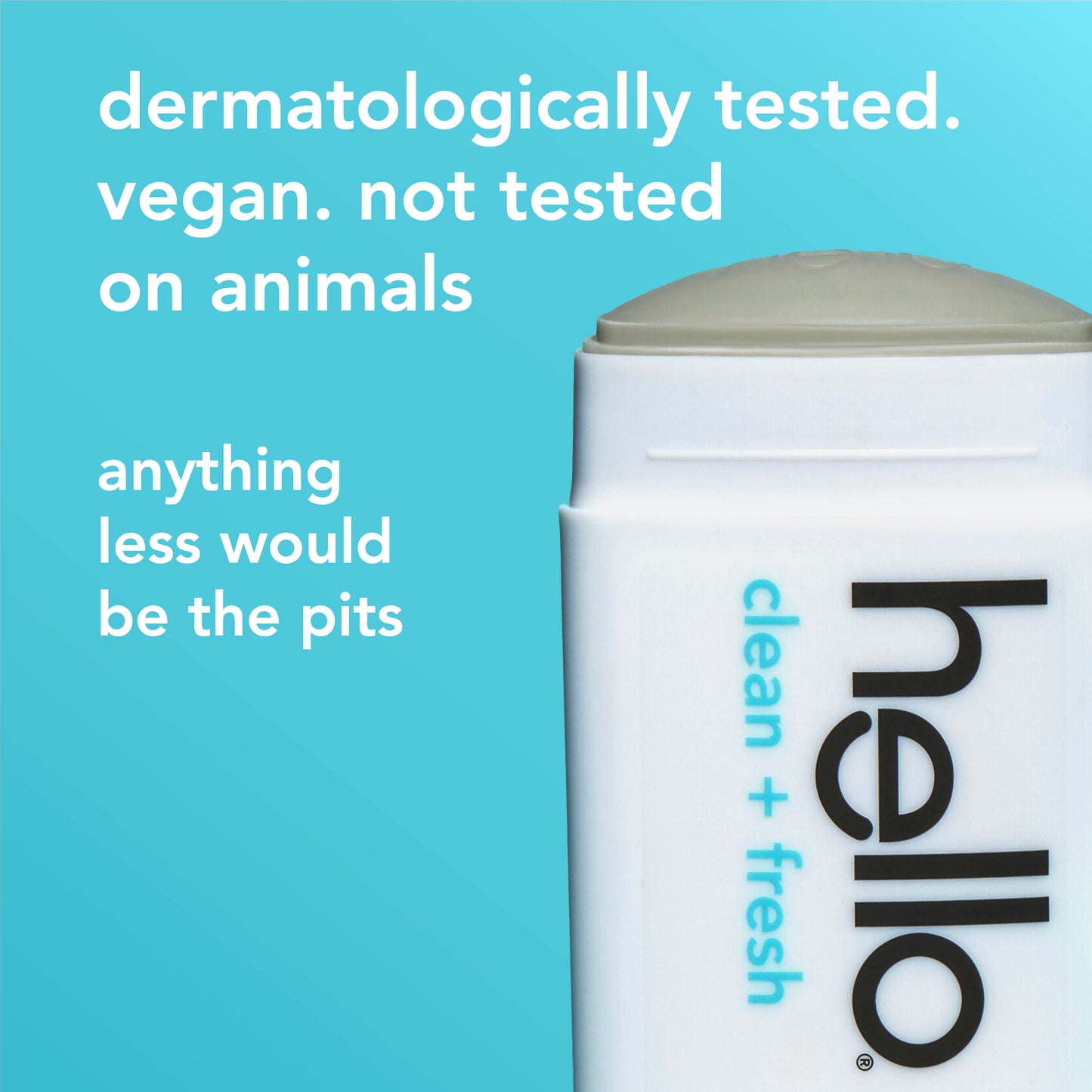 hello clean + fresh aluminum free deodorant with charcoal