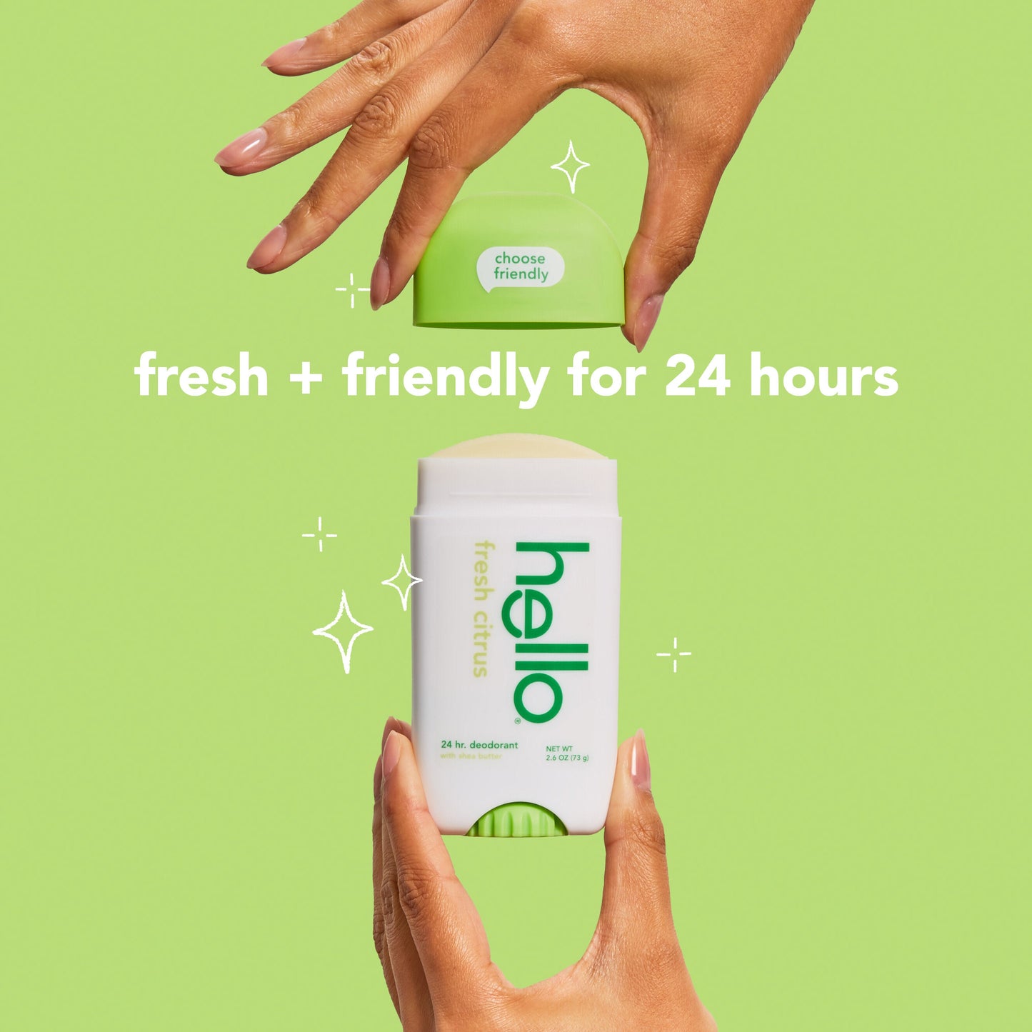 hello fresh citrus aluminum free deodorant with shea butter