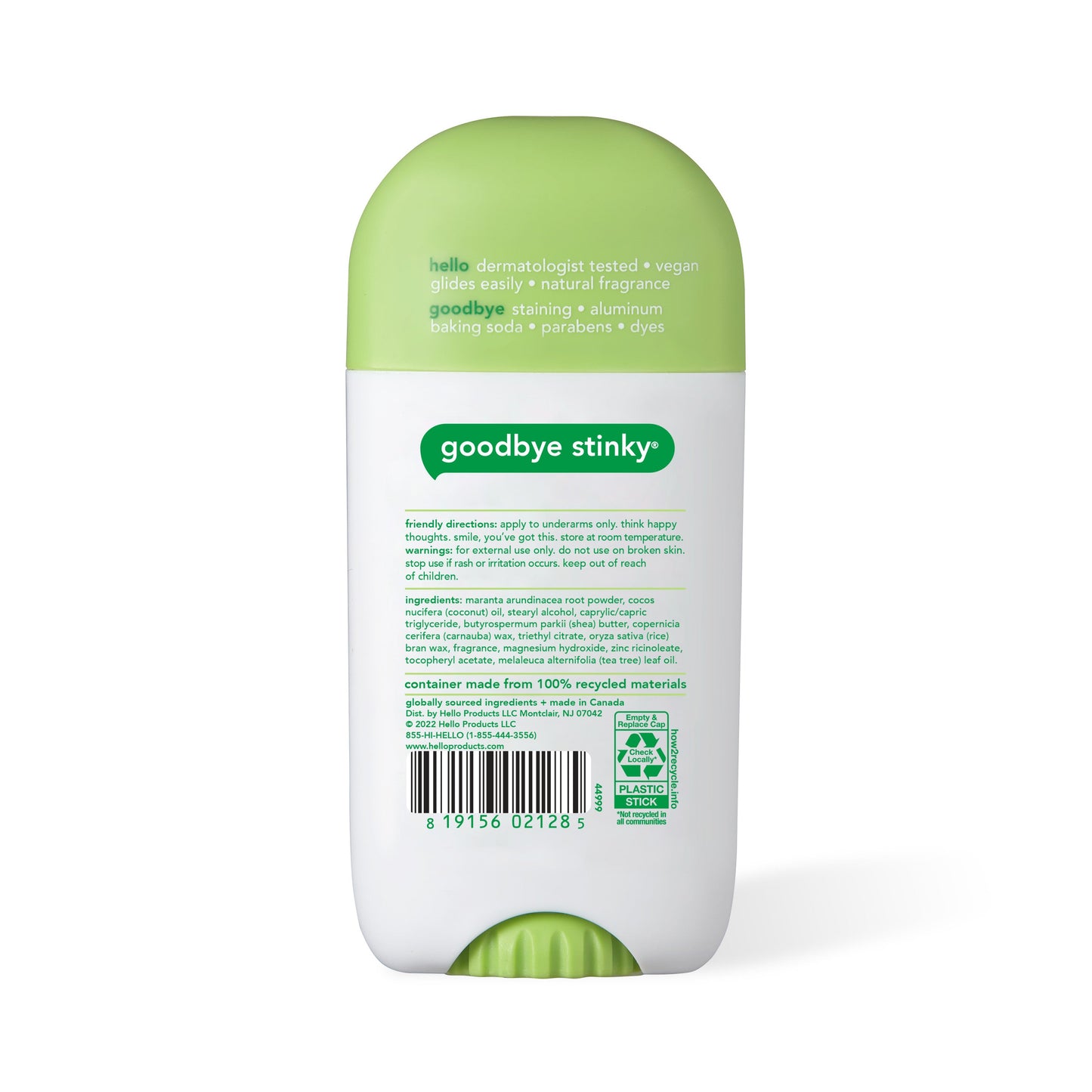 hello fresh citrus aluminum free deodorant with shea butter