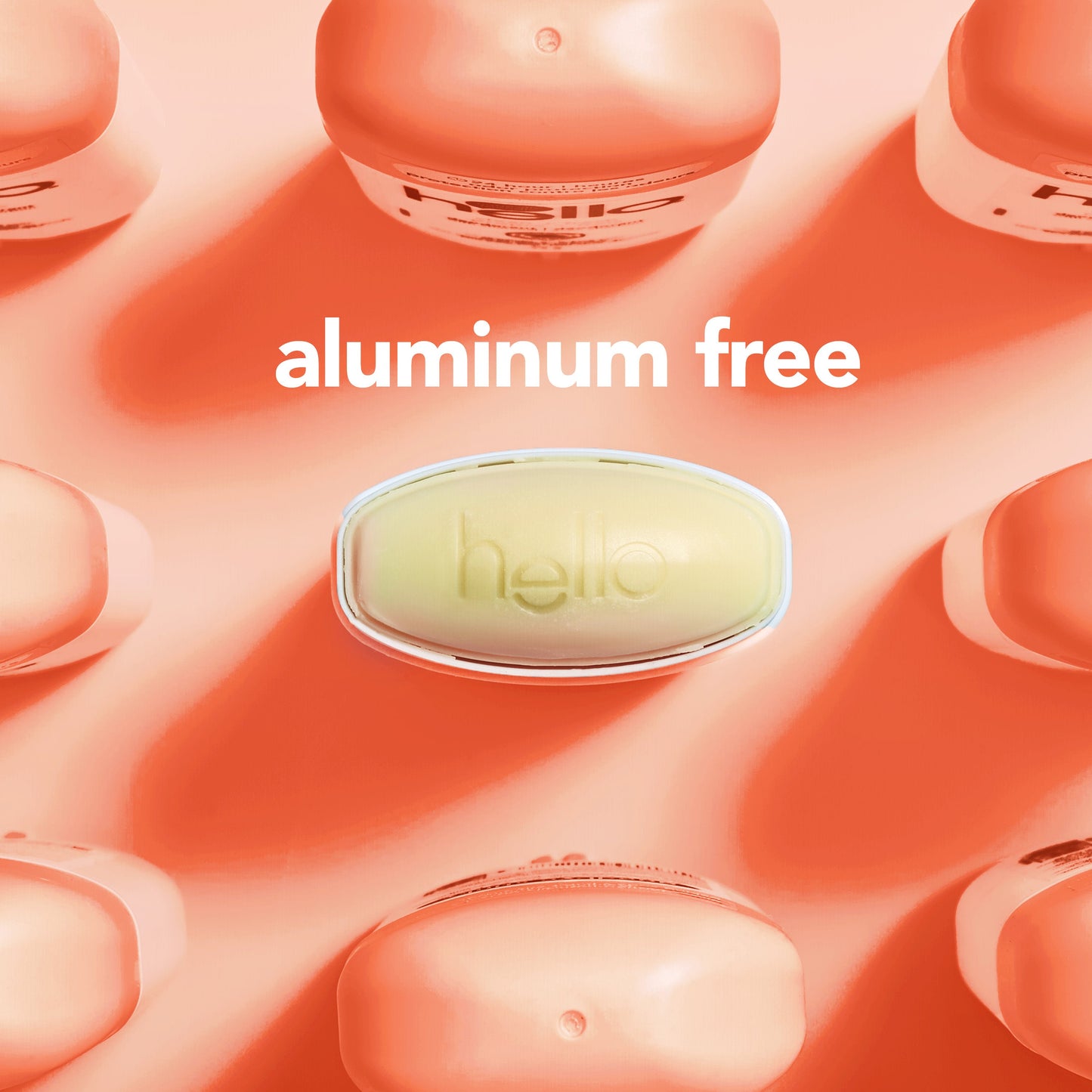 hello peach sparkle aluminum free deodorant with shea butter