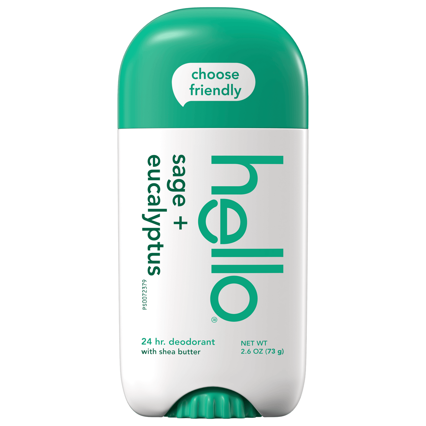 hello sage + eucalyptus aluminum free deodorant with shea butter
