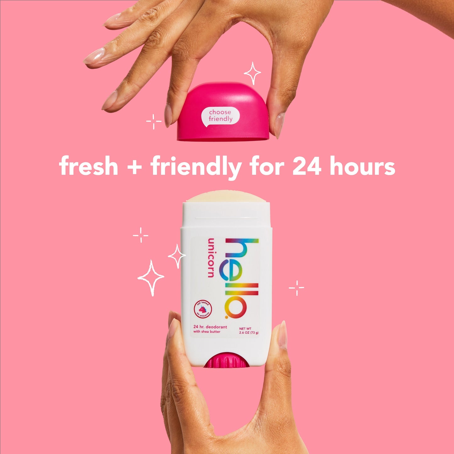 hello unicorn aluminum free deodorant with shea butter
