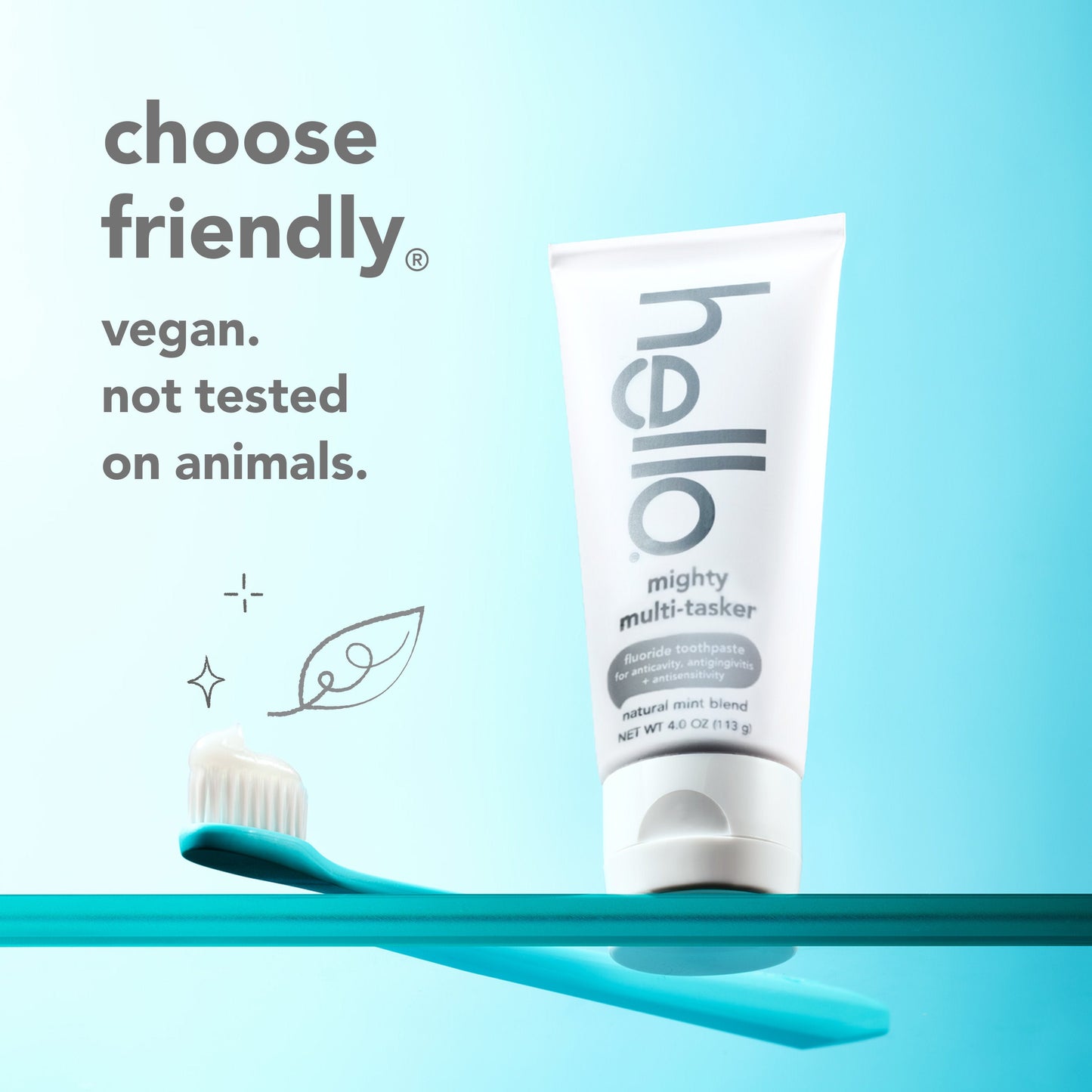 hello mighty multi-tasker fluoride toothpaste