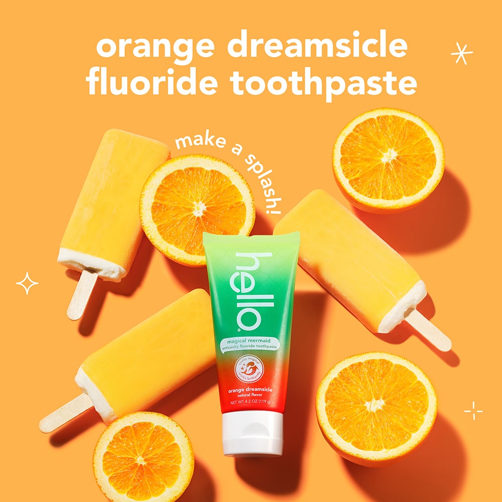 hello kids magical mermaid fluoride toothpaste