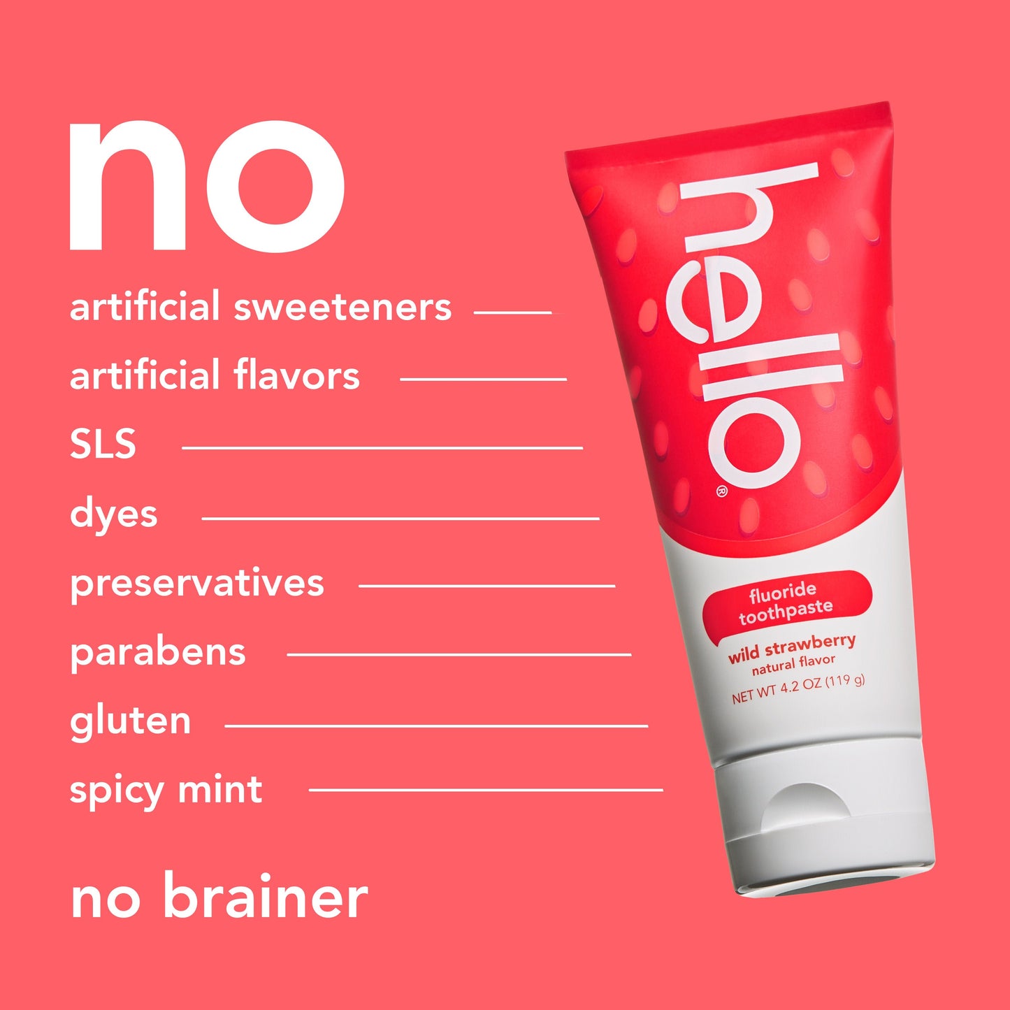 hello kids natural wild strawberry fluoride toothpaste