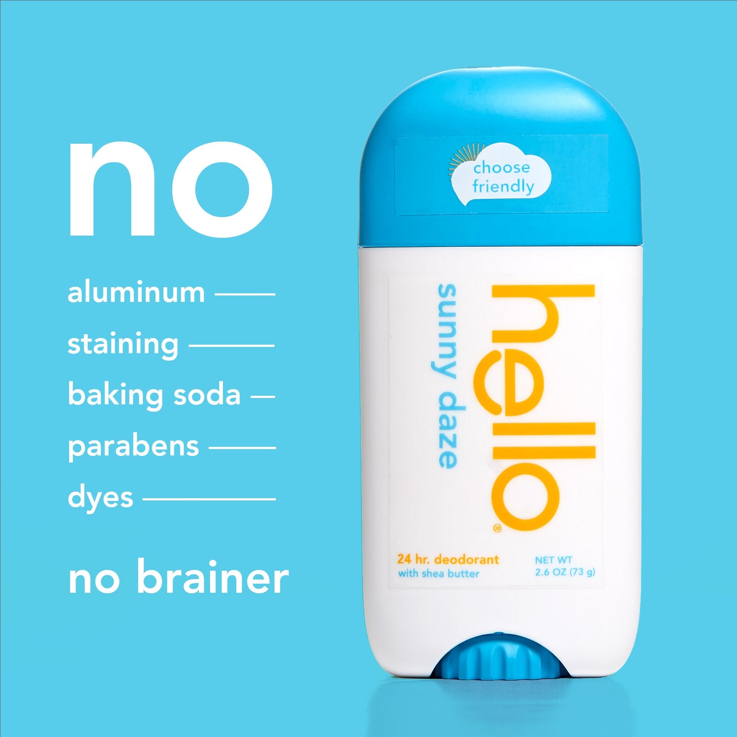 hello sunny daze aluminum free deodorant