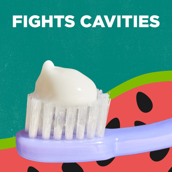 Watermelon Wiggle Natural Kids Toothpaste with Fluoride