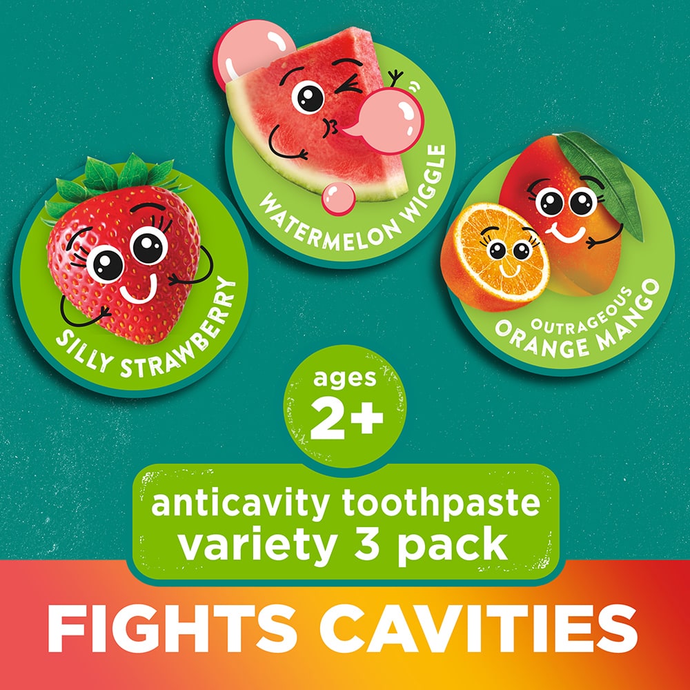 Kids Natural Toothpaste Variety Pack