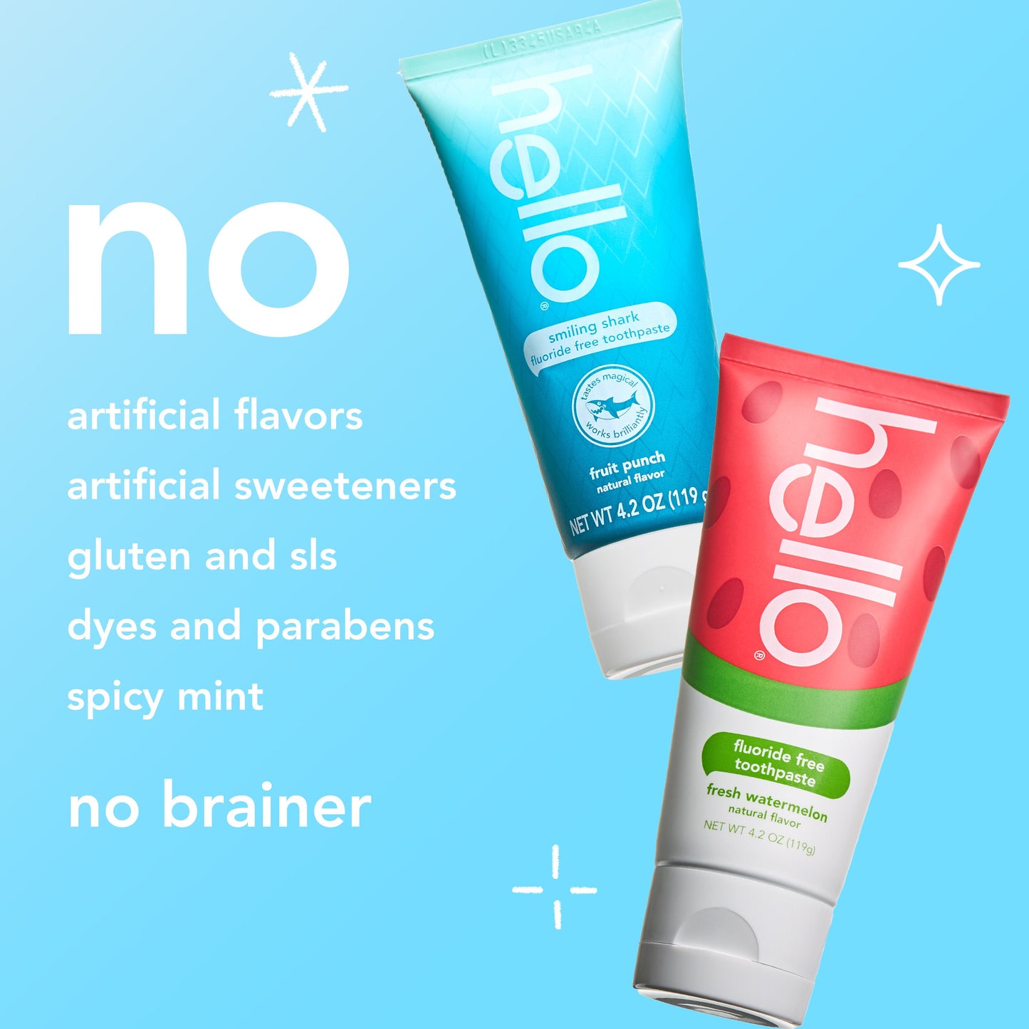hello kids fluoride-free toothpaste bundle