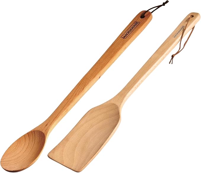 18 inch Wooden Utensils - Vegan America