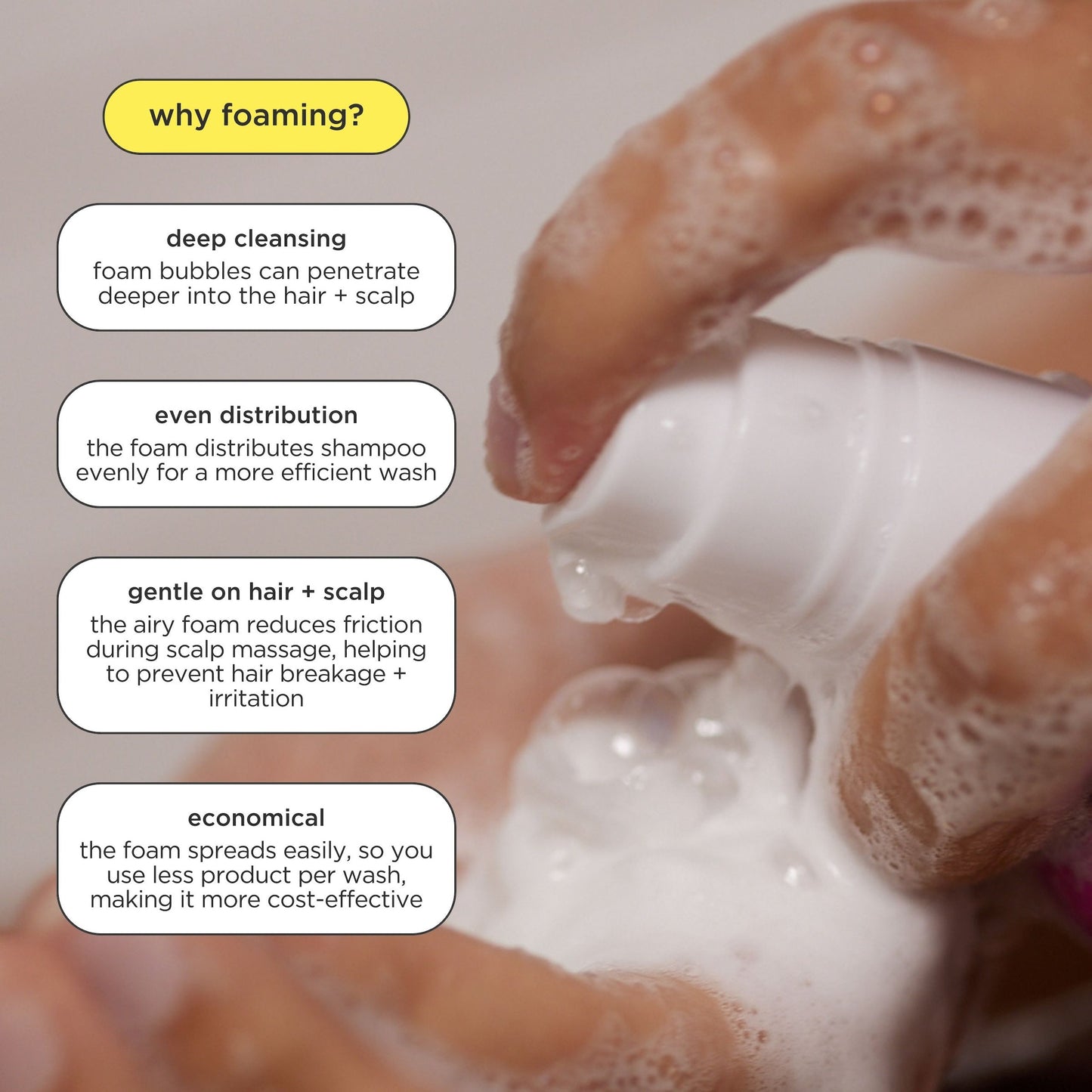 Vanilla Oat Milk Volumizing Foam Shampoo