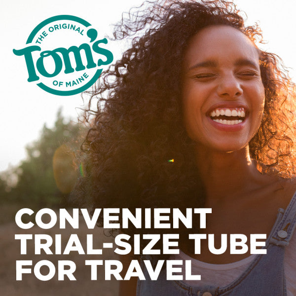 Fluoride-Free Antiplaque & Whitening Peppermint Natural Toothpaste (Travel Size)