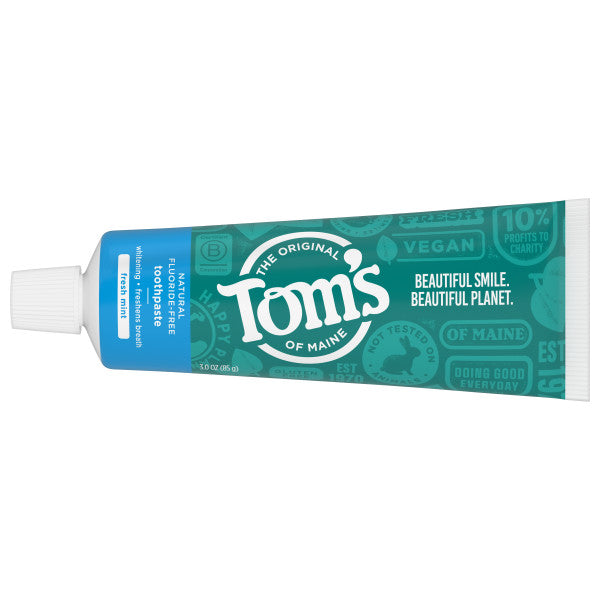 Grab n' Go Travel Size Fluoride-Free Fresh Mint Natural Toothpaste