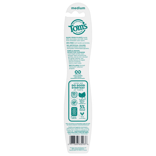 Naturally Clean Medium Toothbrush