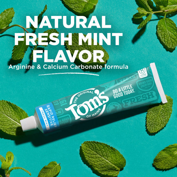Fluoride-Free Rapid Relief Sensitive Fresh Mint Natural Toothpaste