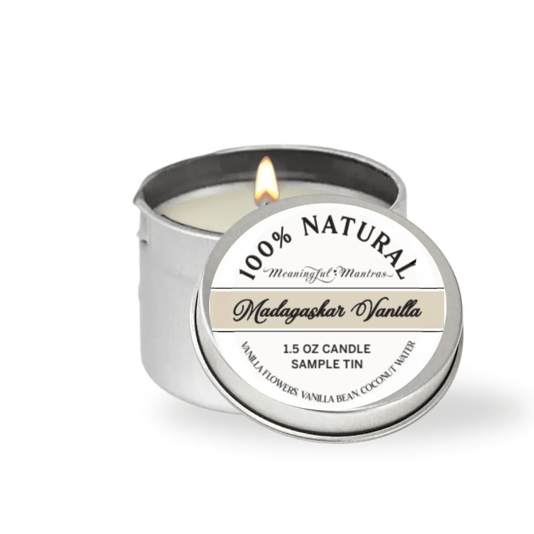 1.5oz Madagascar Vanilla Tin Candle - Vegan America