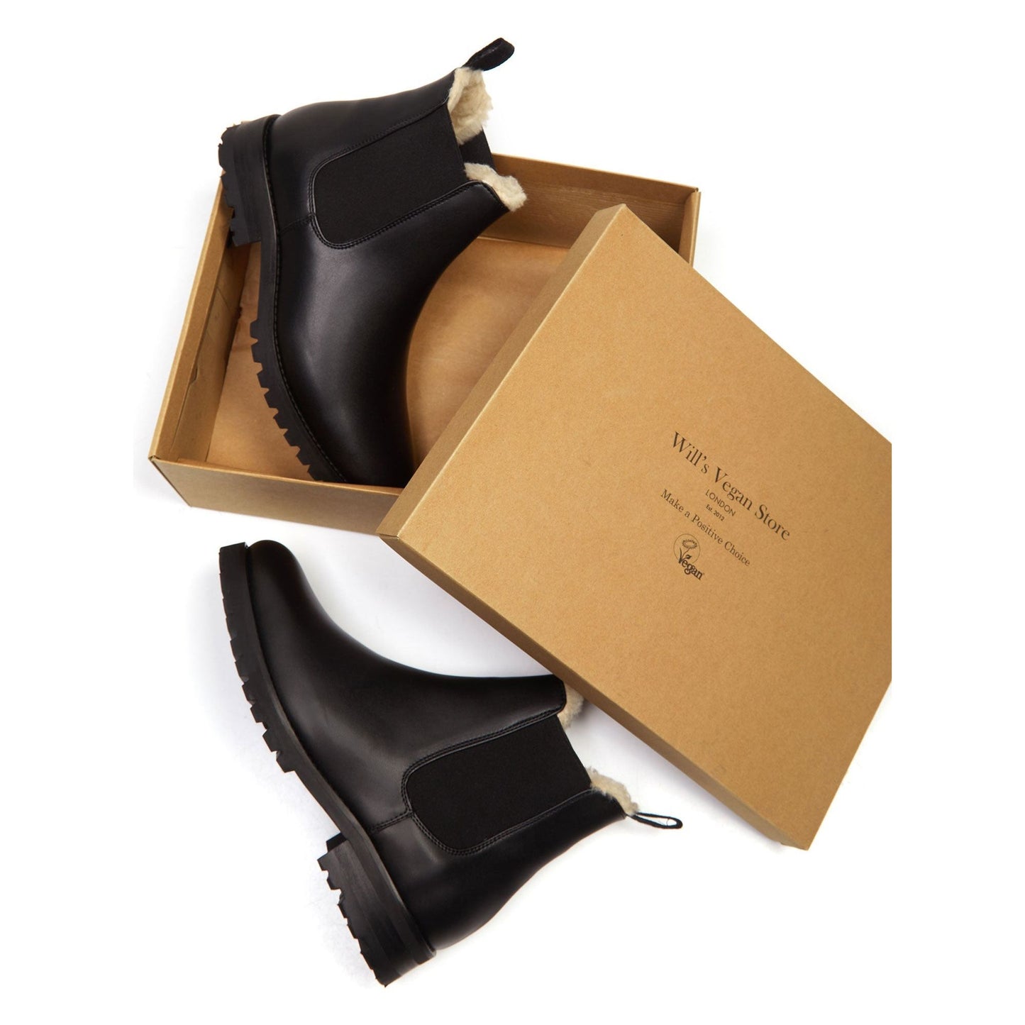 Luxe Insulated Deep Tread Chelsea Boots