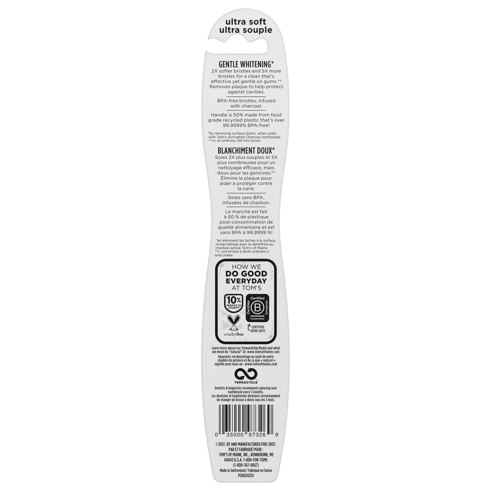 Gentle Charcoal Ultra Soft Toothbrush
