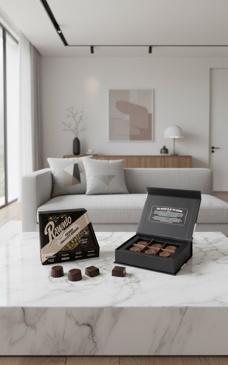 Rawmio Coconut Milk Chocolate Bonbons, 6 Bonbons - Vegan America