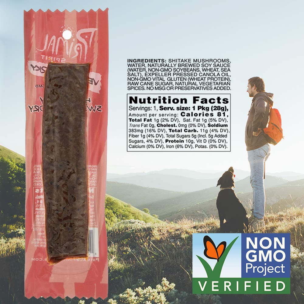 Primal Spirit Vegan Jerky - HOT & SPICY