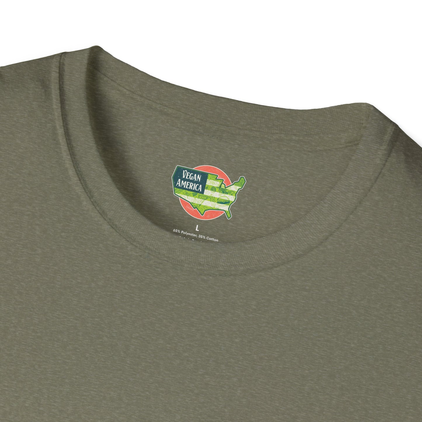 Unisex Vegan America T-Shirt, Eco-Friendly Apparel, Plant-Based Lifestyle Shirt, Perfect Gift for Vegans, Animal Rights Awareness Wear
