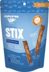 Cracking Up Everything Bagel STIX Snack Sticks (4oz) - Vegan America