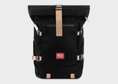 Nomad Hemp Rolltop Backpack in Black - Vegan America