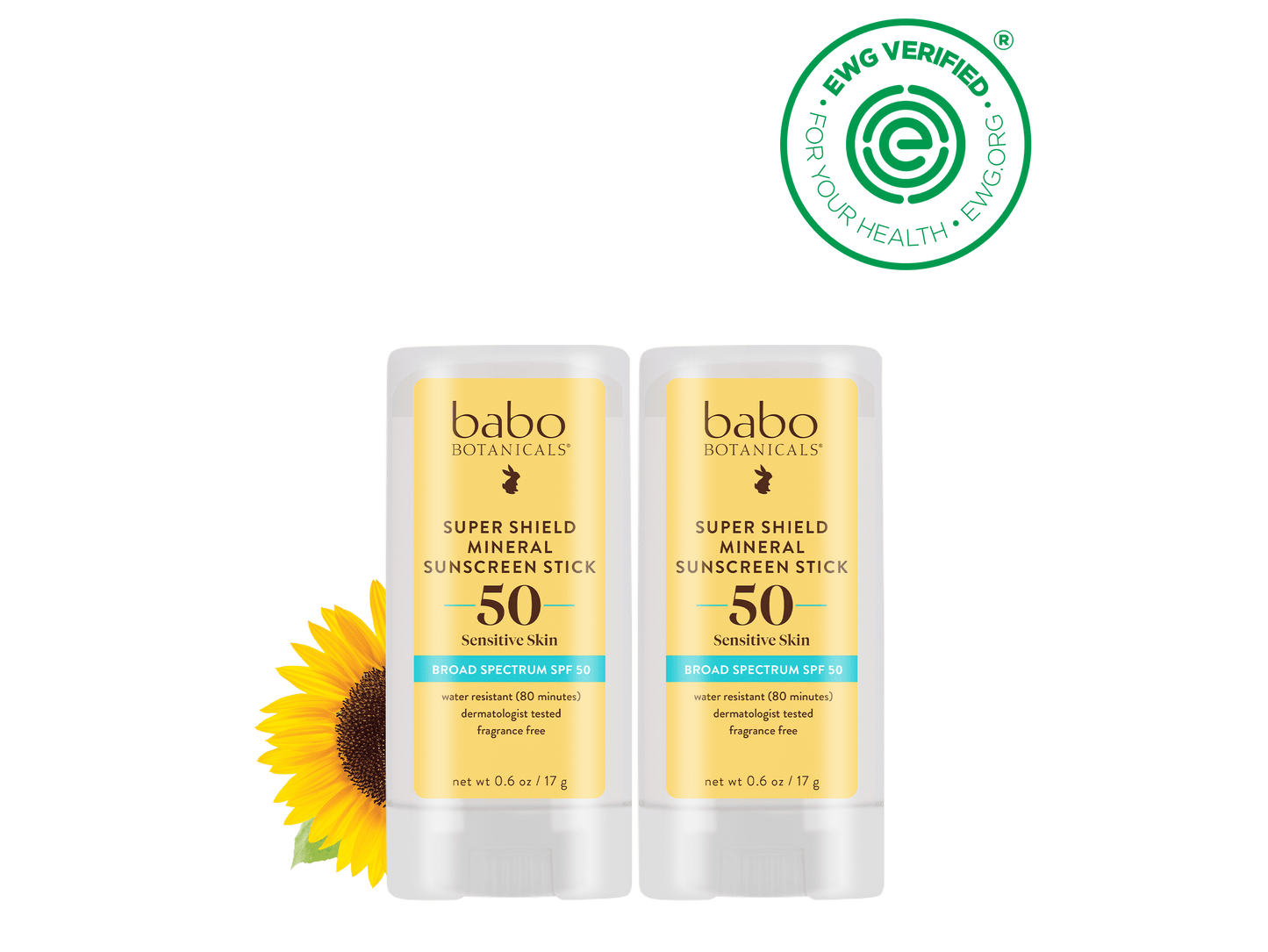 Super Shield Mineral Sunscreen Stick SPF50 Duo