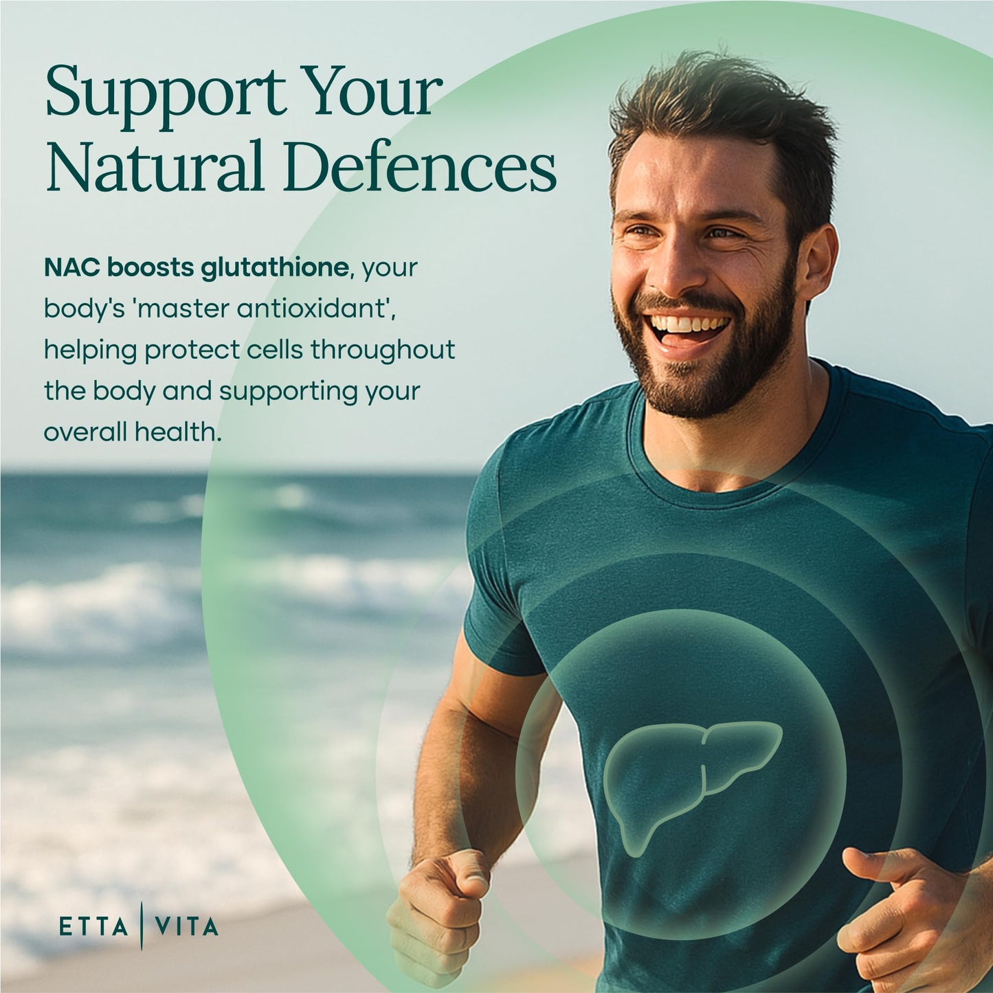 NAC Supplement N - Acetyl Cysteine 600mg with Quercetin, Milk Thistle, Molybdenum & Selenium - Vegan America