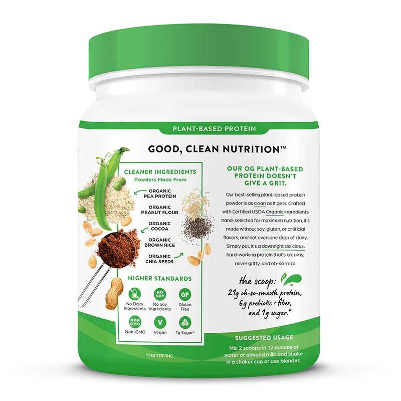 Organic Protein™ Plant Based Protein Powder - Chocolate Peanut Butter