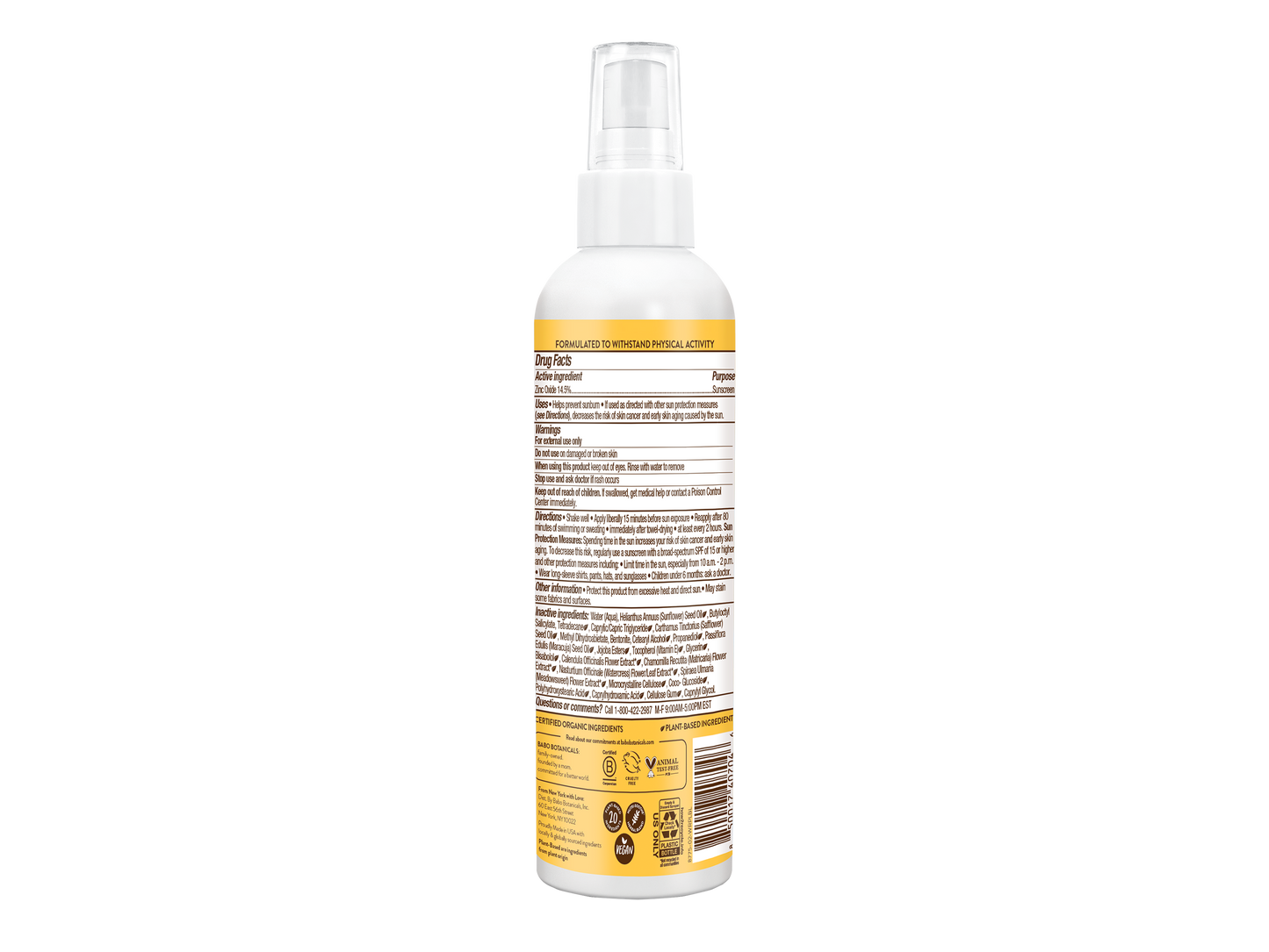 Swim & Sport Mineral Sunscreen Spray SPF30