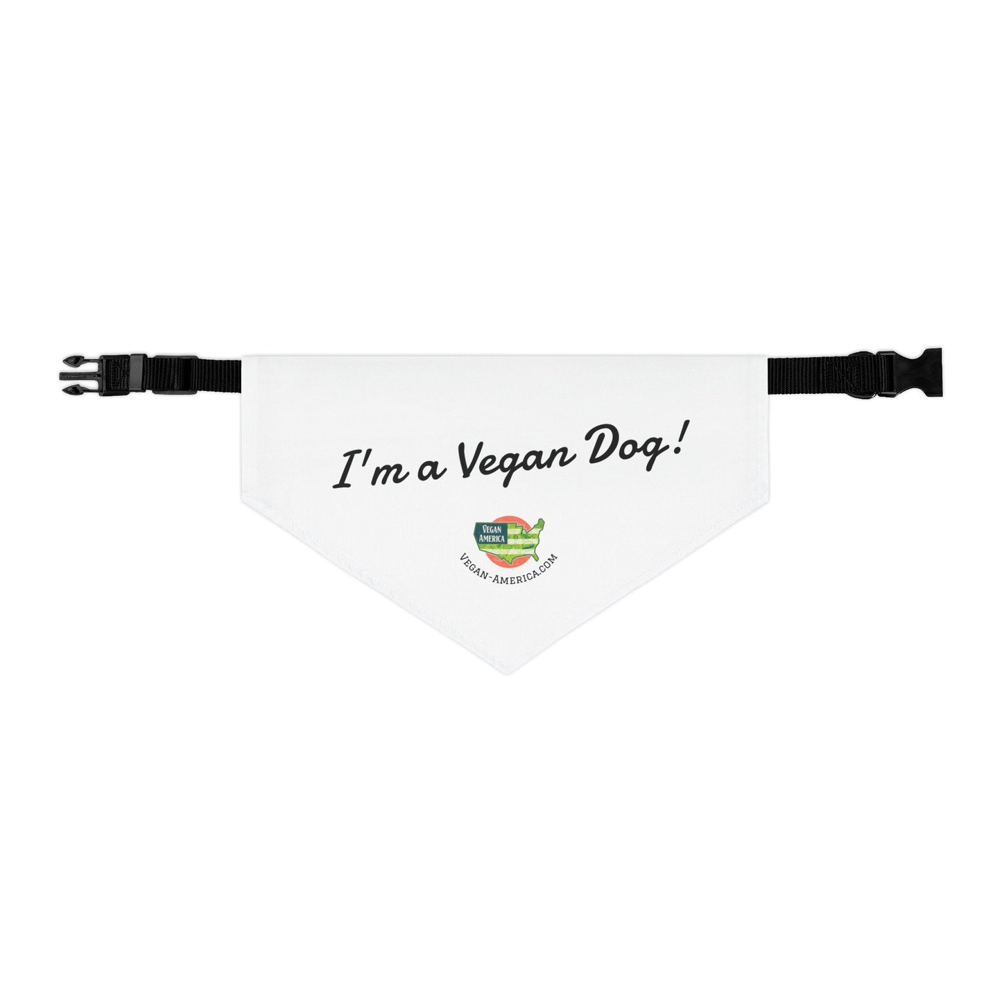 Vegan Dog Bandana, Pet Accessories for Vegan Pets, Dog Fashion, Eco-Friendly Dog Gift, Pet Birthday Party