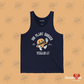 Mr Plant Burger - Unisex Jersey Tank - Vegan America