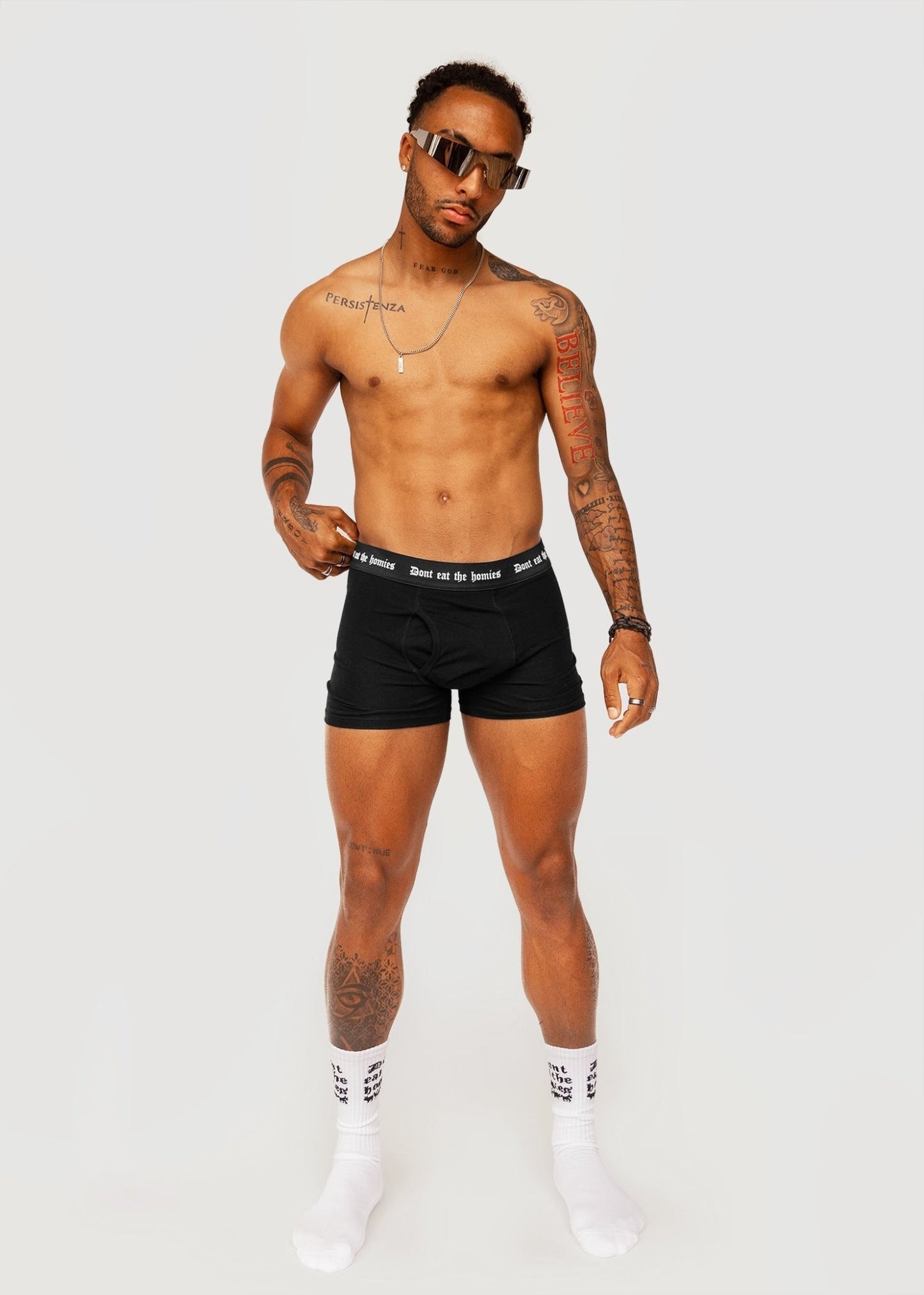 DONT EAT THE HOMIES CLASSIC BOXER BRIEF - Vegan America