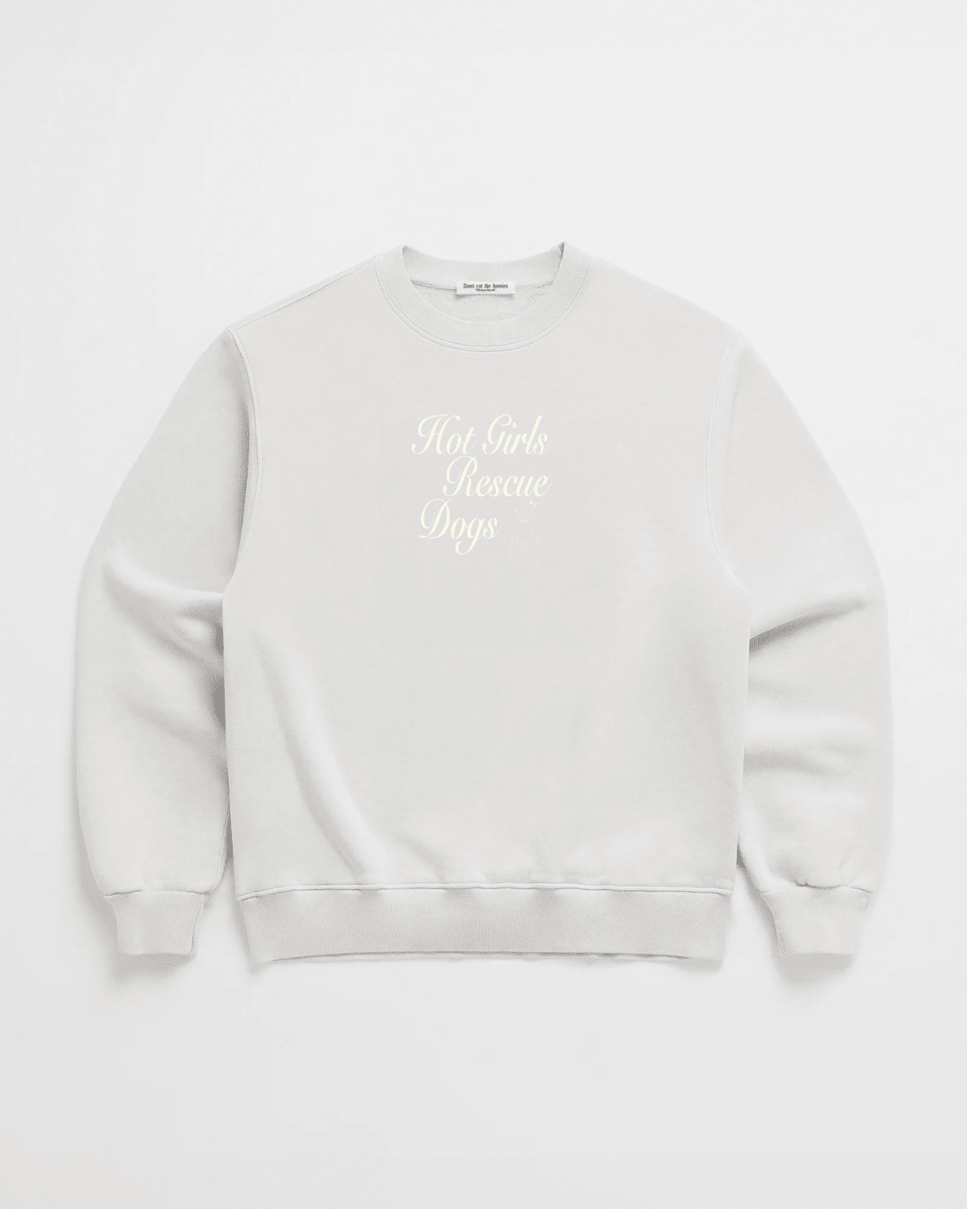 HOT GIRLS RESCUE DOGS CREWNECK - Vegan America