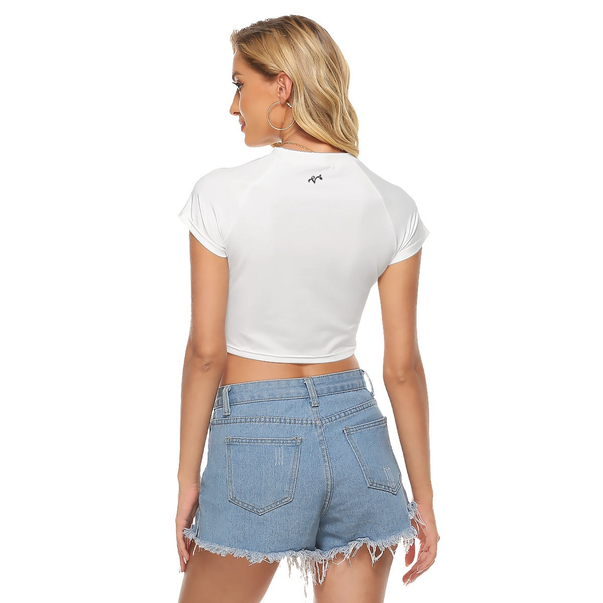 VEGAN Women's Raglan Cropped T-shirt