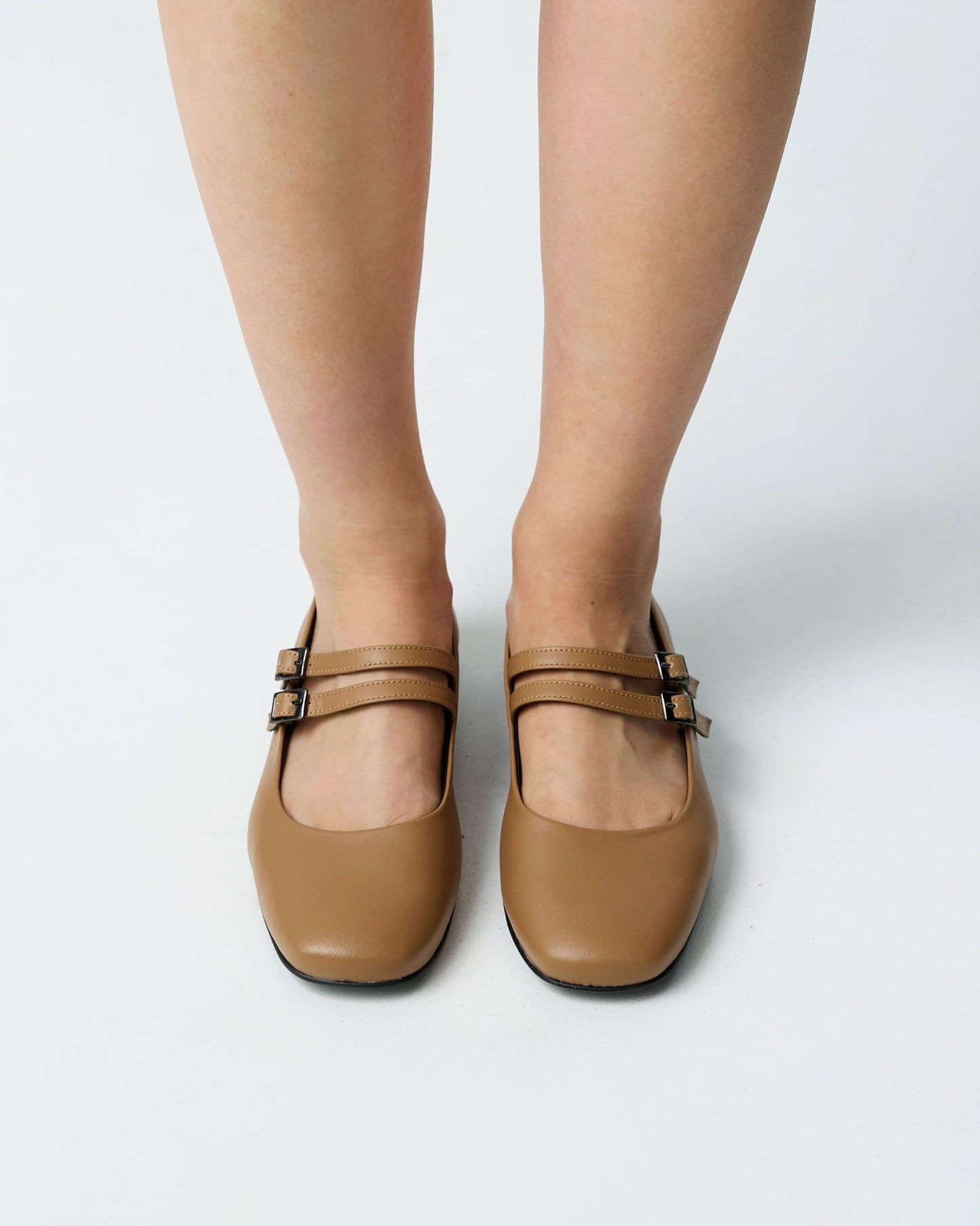 Carmel Mary Jane Pumps beige ballerinas - Vegan America