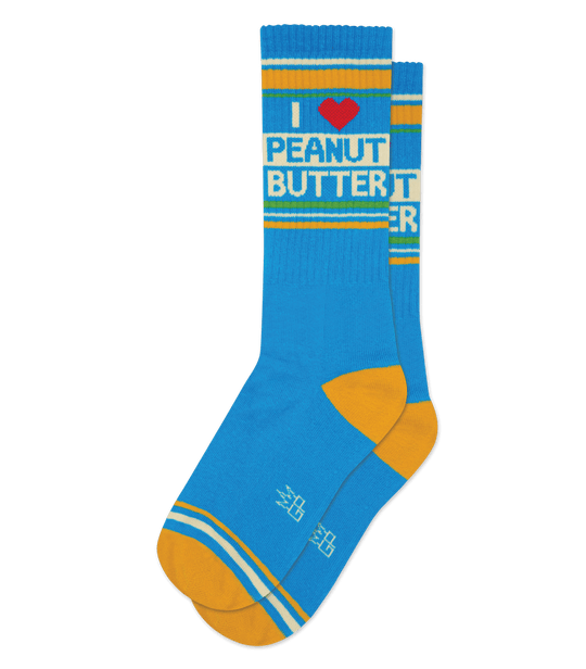 I Love Peanut Butter Socks from Gumball Poodle