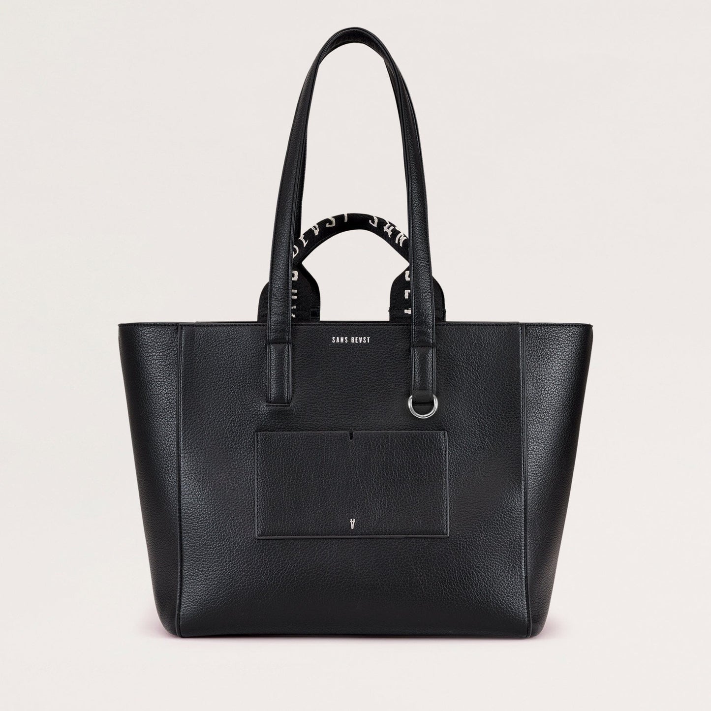 Archive Tote - Noir + Silver