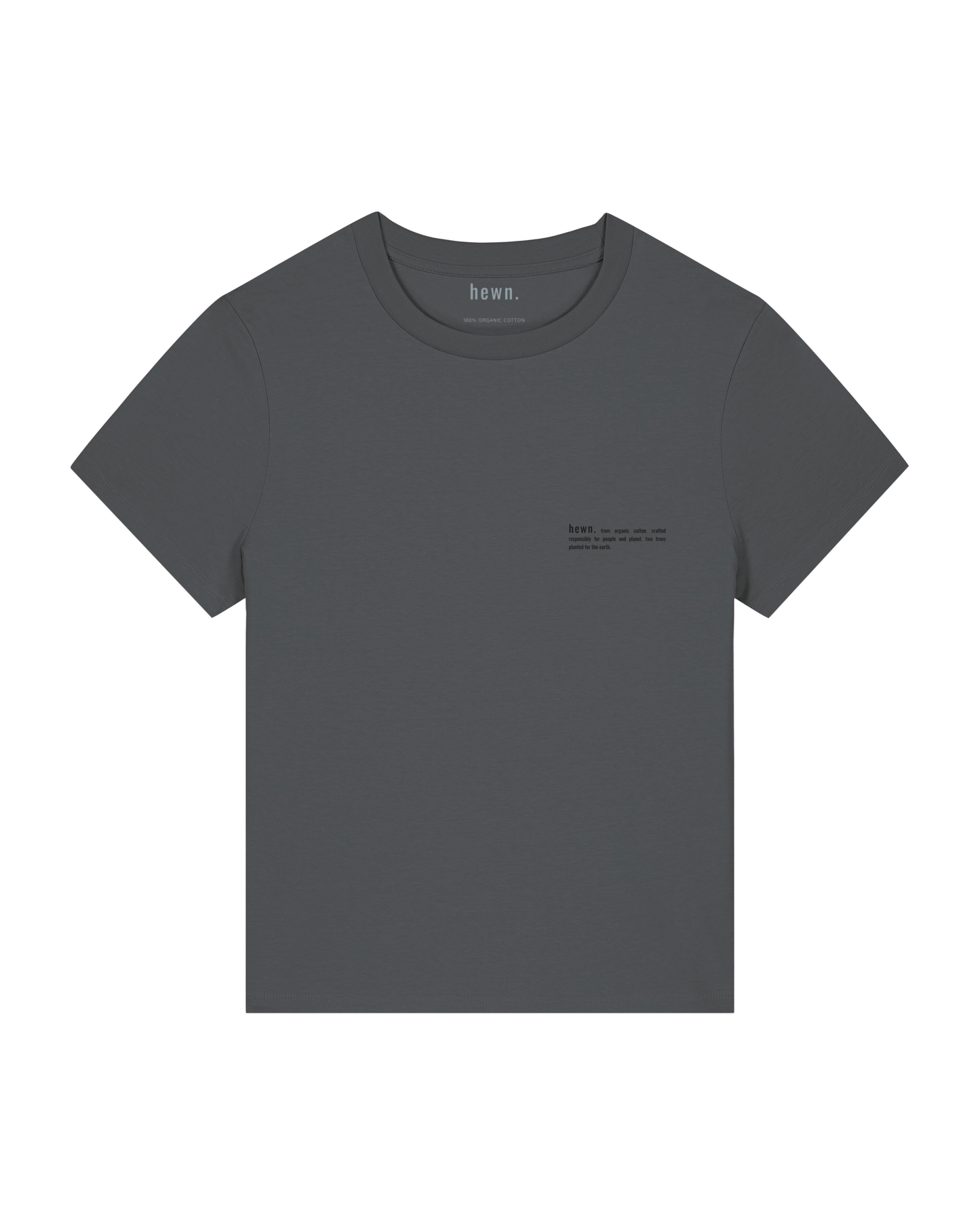 Women's Organic Cotton Classic Fit T-Shirt | Anthracite