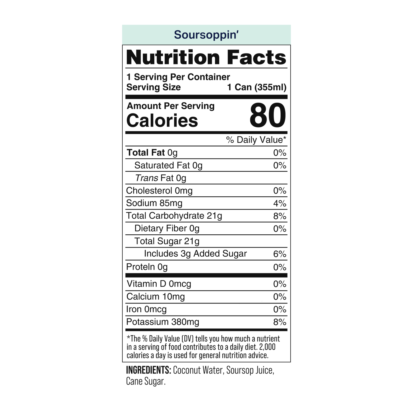 Coaqua Soursoppin' Coconut Water