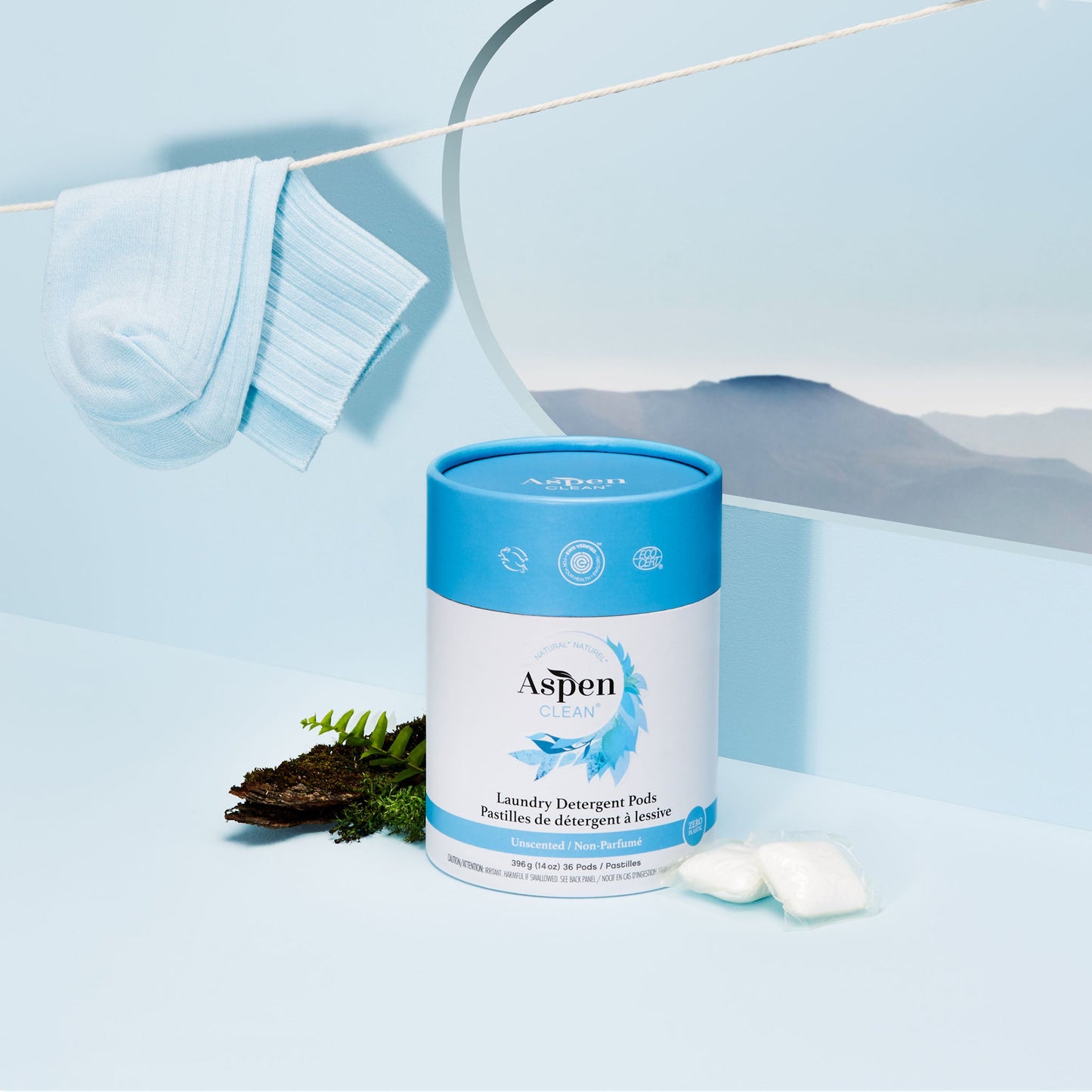 AspenClean Unscented Laundry Pods